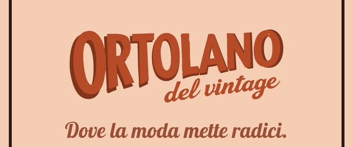 Scritta Ortolano del Vintage